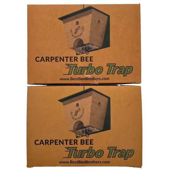 Best Bee Brothers 2-Pack Carpenter Bee Turbo Trap Big Viewpoint NIB - Picture 5 of 5